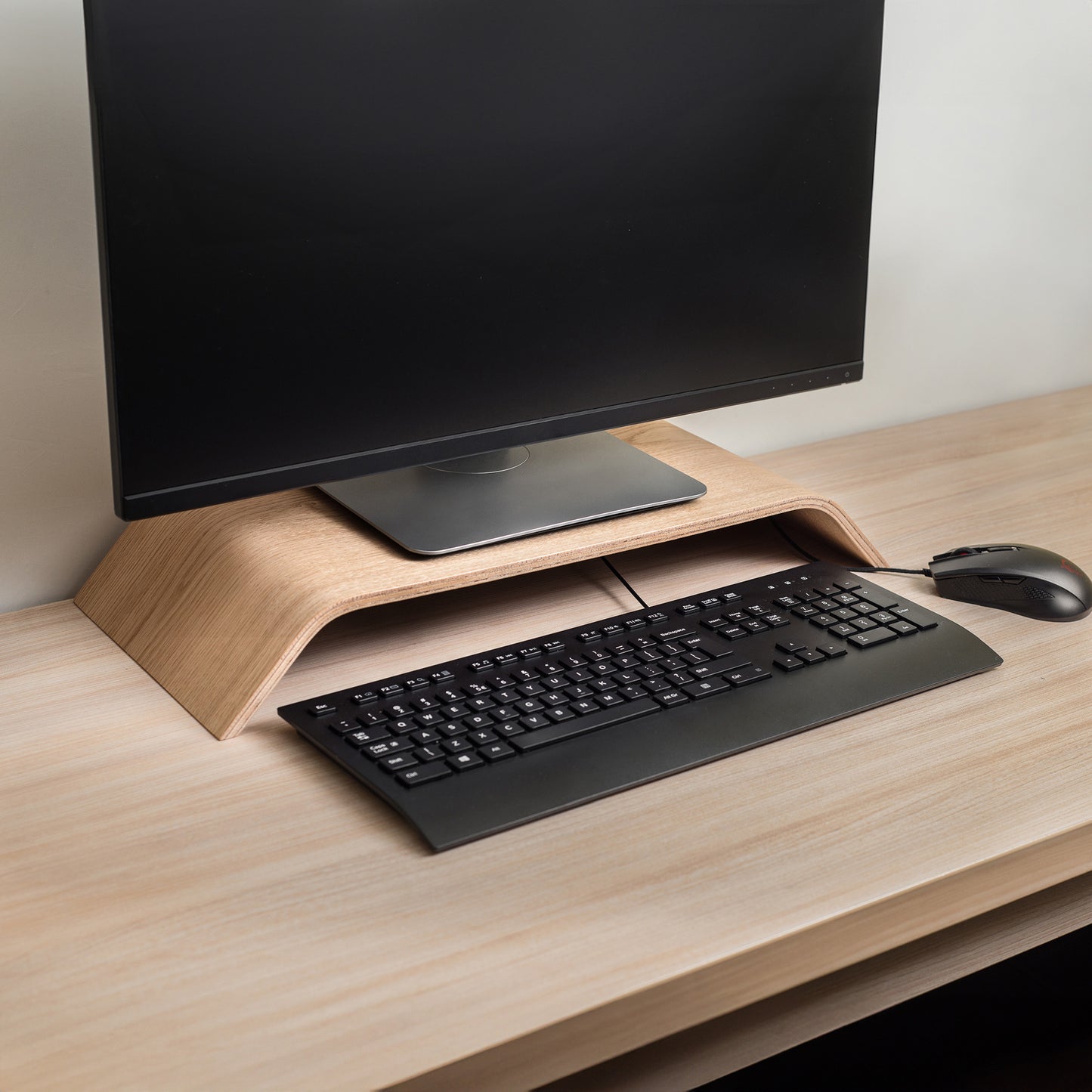 Wooden Computer Monitor Stand Riser for Desk, 6 Colors