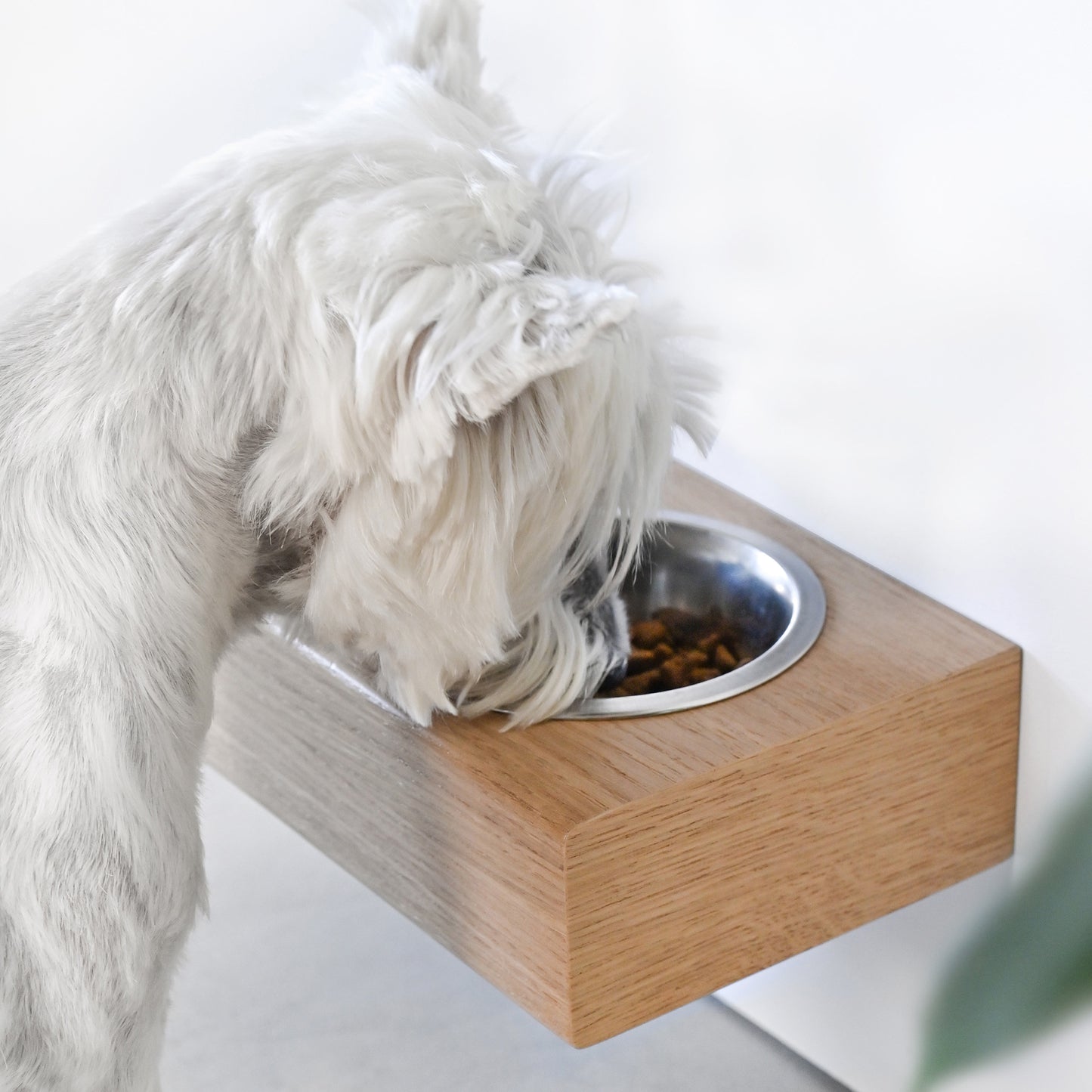 Wooden Elevated Dog Bowl Stand, 3 Sizes for Dogs and Cats