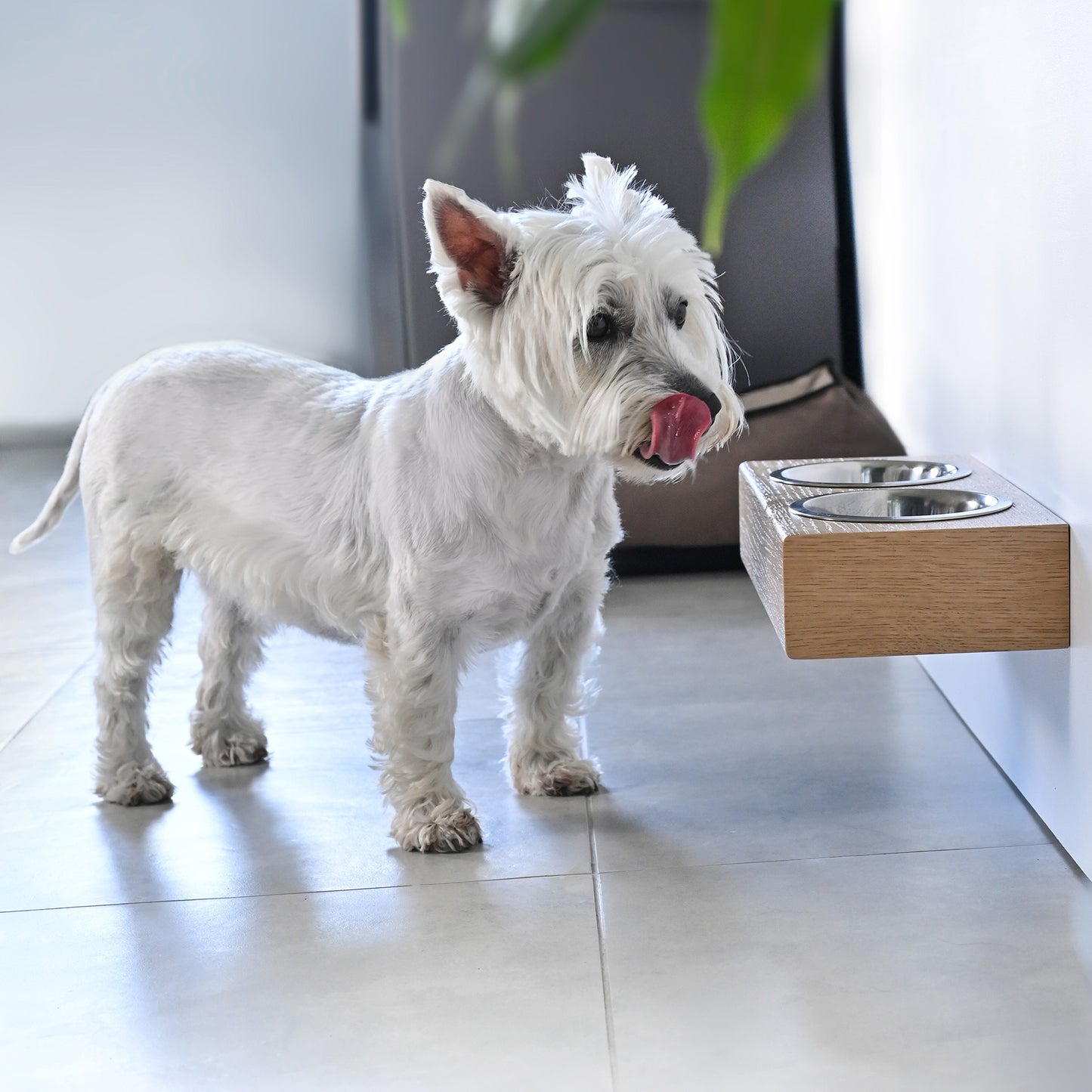 Wooden Elevated Dog Bowl Stand, 3 Sizes for Dogs and Cats